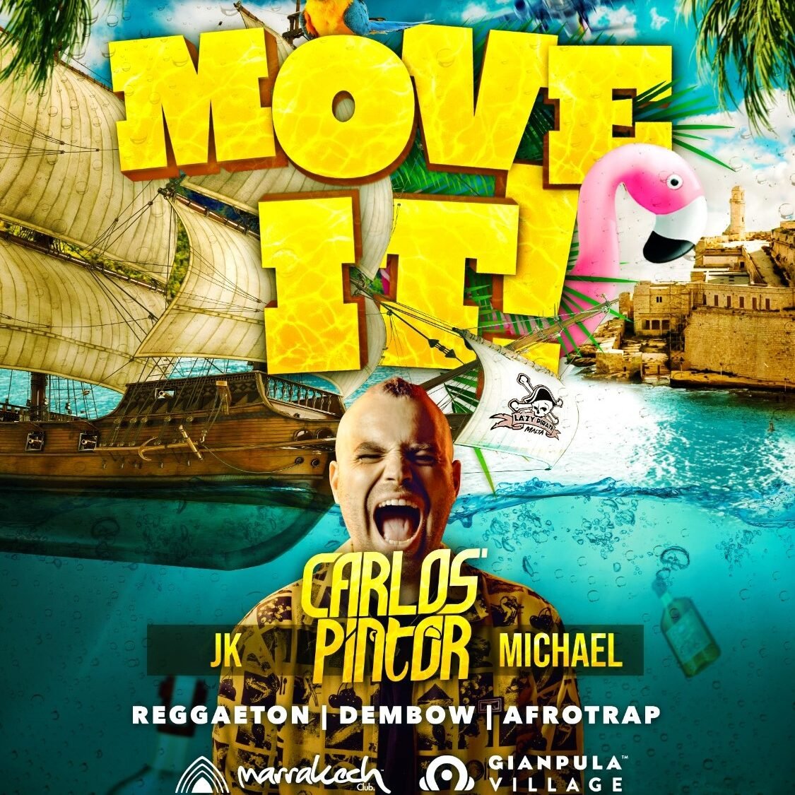 Juicy Event - Soirée Move It - Ambiance Reggaeton, Dembow et Afrotrap sur un bateau à Malte