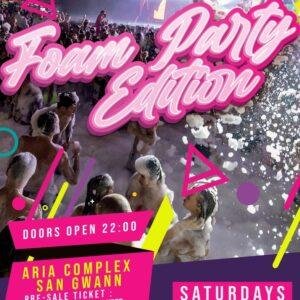 foam party malta malte aria complex ticket juicyevent