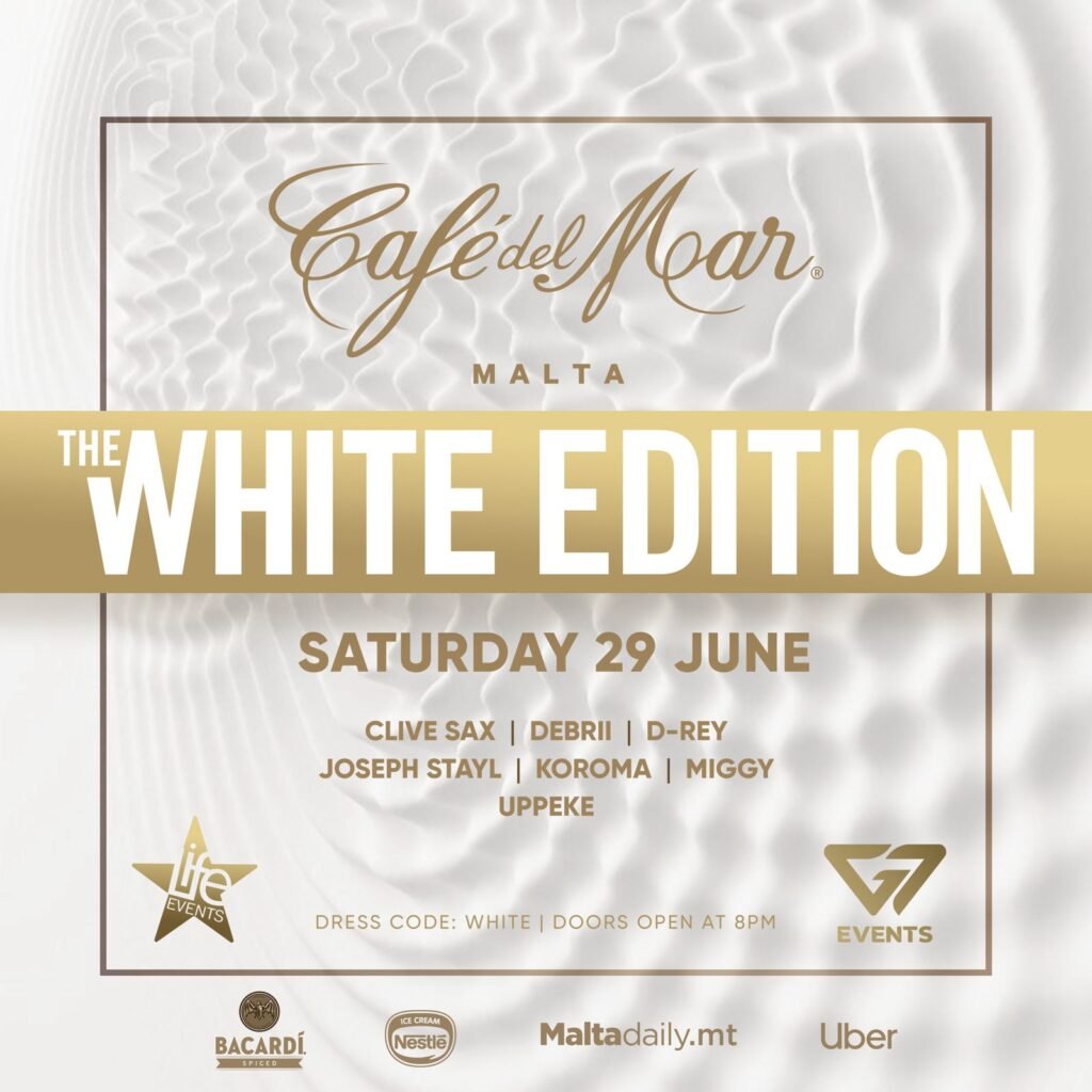 Cafe del mar White party special malte 2024 juicyevent