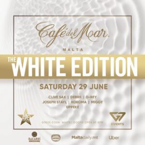 Cafe del mar White party special malte 2024 juicyevent