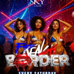 french border flyer soiree malte juicyevent skyclub paceville